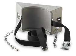 a gas cylinder safety clamp device