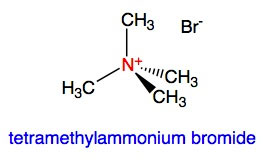 representation of a quaternary ammonium salt