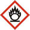 Flame Over Circle Pictogram