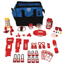 portable lockout/tagout kit