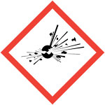 GHS exploding bomb pictogram