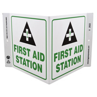 First Aid wall sign