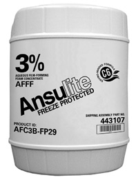 Ansulite 3% freeze-protected AFFF concentrate