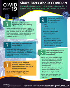 COVID-19 safety information poster