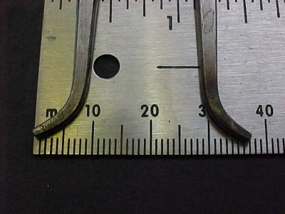 closeup of ID caliper
