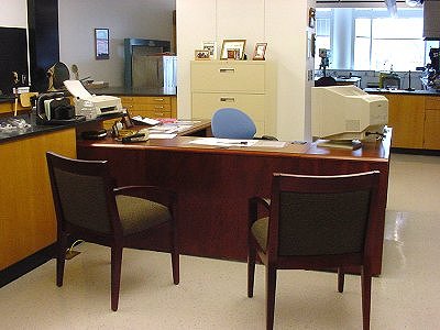 a view of the customer service desk