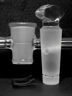 Example of a solid glass plug stopcock