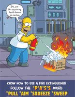 Simpsons safety poster