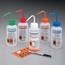 laboratory wash bottles