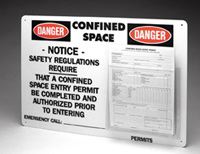 Confined space permit center