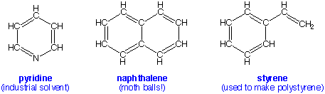 some aromatic molecules