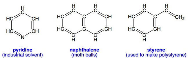 some aromatic molecules