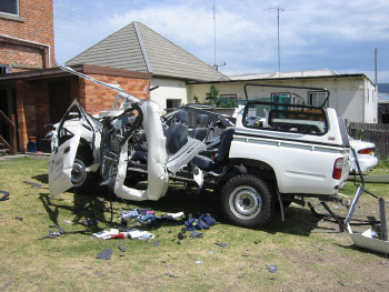 destroyed truck 1