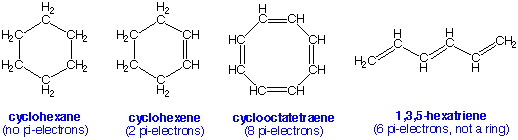 some molecules that are not aromatic