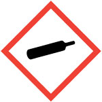 GHS gas cylinder pictogram