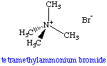 representation of a quaternary ammonium salt