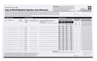 OSHA 300 record form