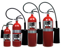 Ansul Sentry cartbon dioxide fire extinguishers