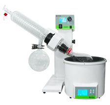 a laboratory rotary evaporator