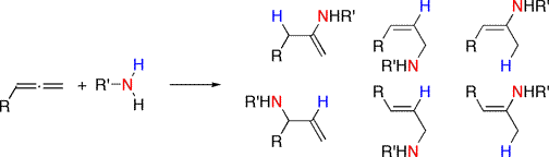 Hydroamination of allenes