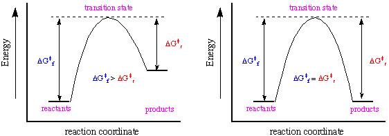 a free energy diagram
