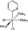 Ir(PMe3)3H(C5H4N)Cl