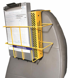 Over The Seat 3-Ring Binder Storage Rack