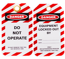 Zing Eco DANGER, Do Not Operate Lockout Tags